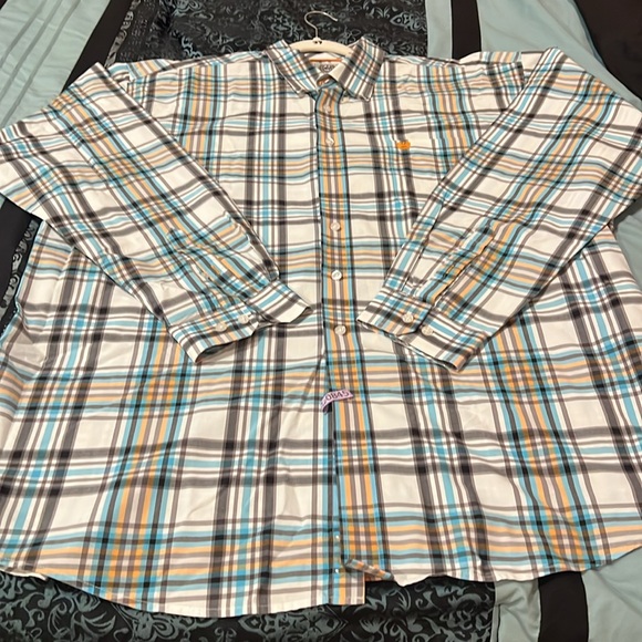 CINCH Men's Plaid Button-Down Shirt, very nice, size XXL - Picture 2 of 8